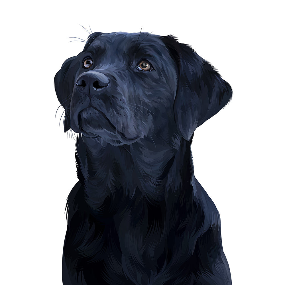 Canvas Realistisch Portret