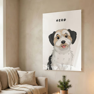 Plexiglas Cartoon Portret