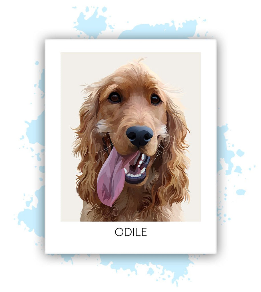 Één-Beige-Losse poster-30x40 CM