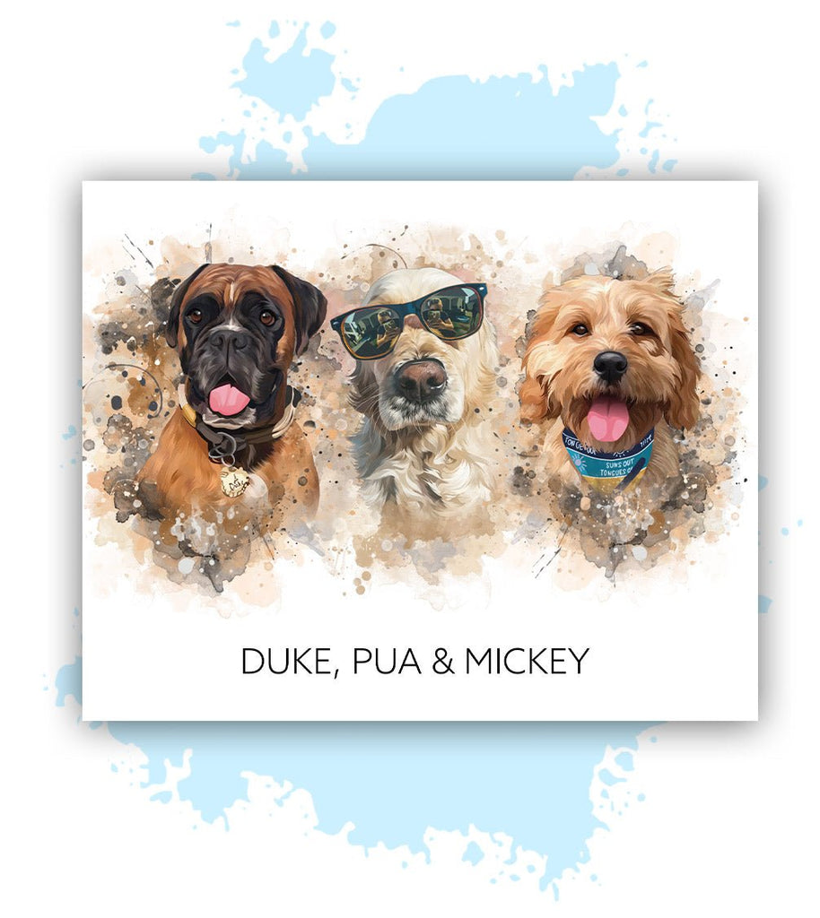 Drie-Losse poster-30x40 CM